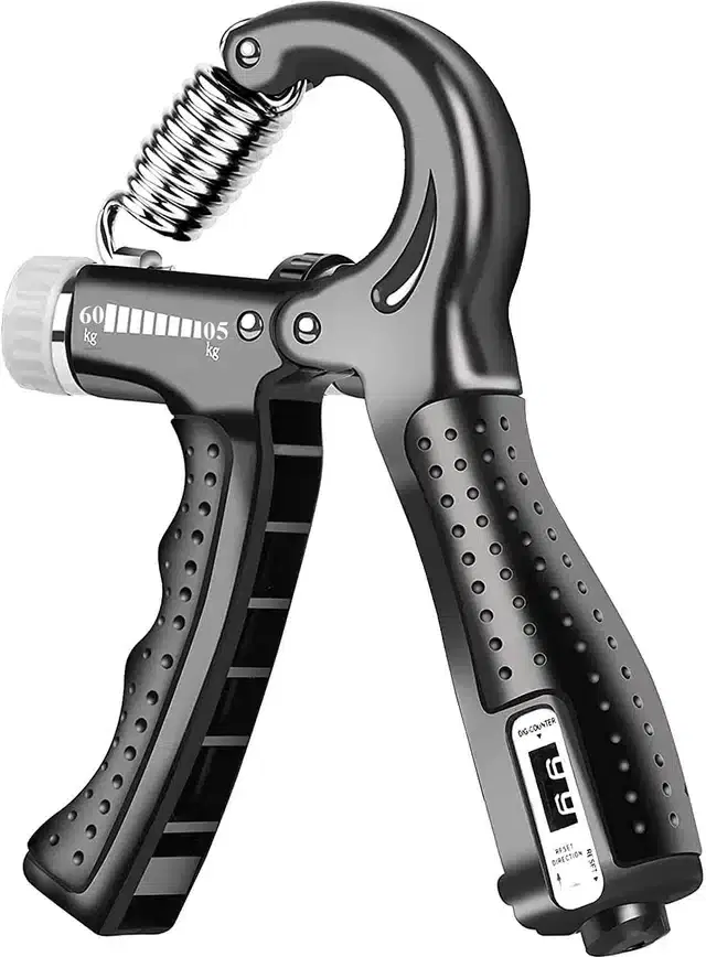 Adjustable Spring Hand Gripper, Black