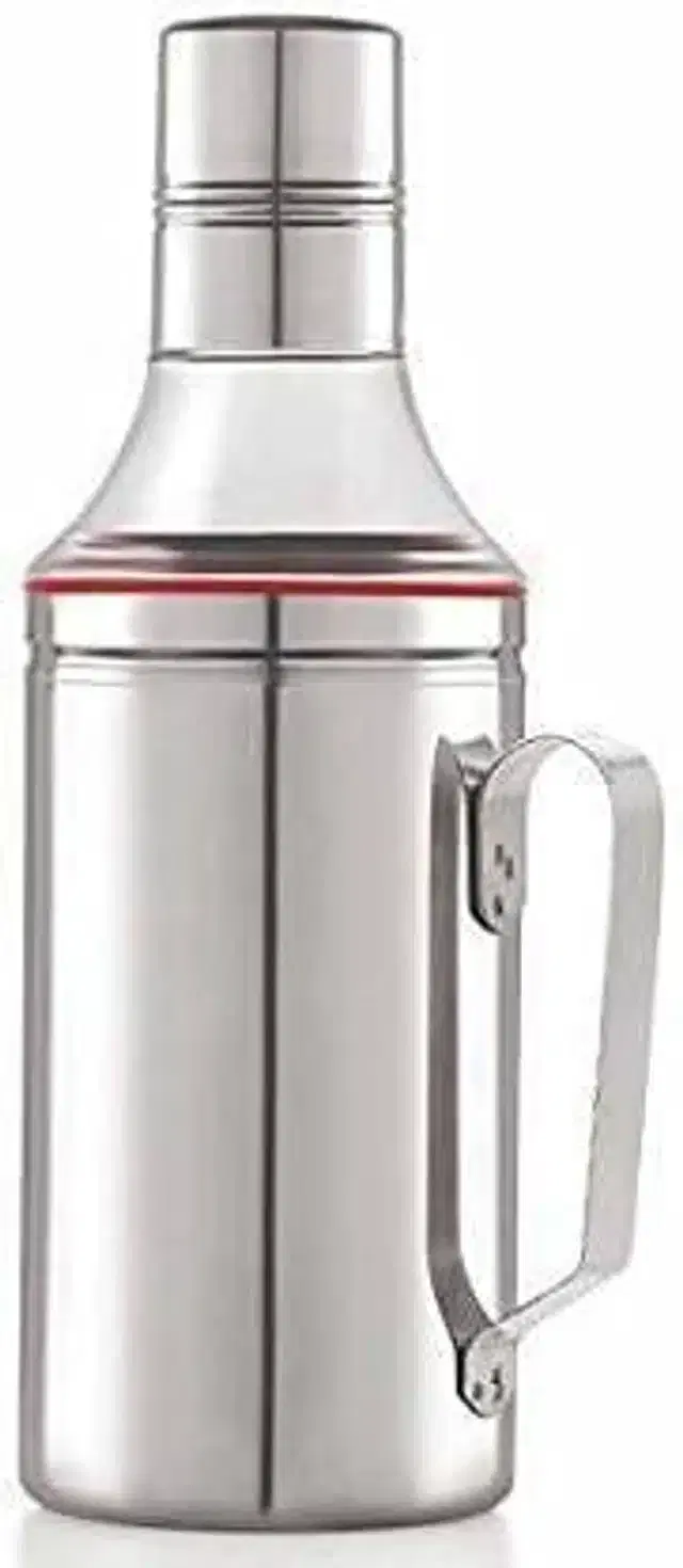 Stainless Steel Oil Dispensers with Handle, Silver, 1000 ml