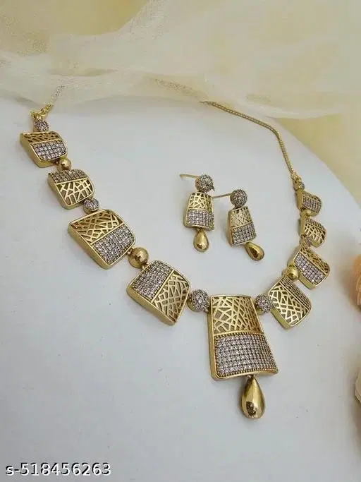 Gold Plated Jewellery Set