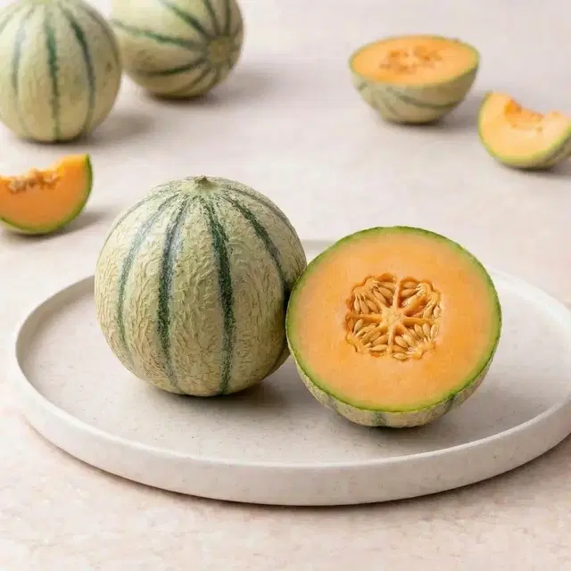 Striped Muskmelon (Kharbuja) | 1 Pc (0.6 Kg)