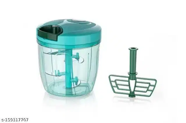 Manual Chopper for Kitchen, Green, 1000 ml