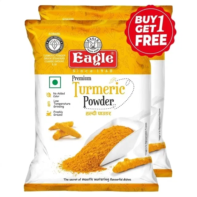 Eagle Turmeric Powder 2X200 g (Buy 1 Get 1 Free)