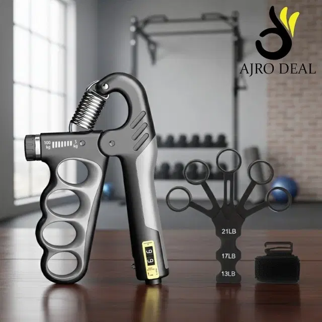 Adjustable Hand Grip Strengthener Fitness Set