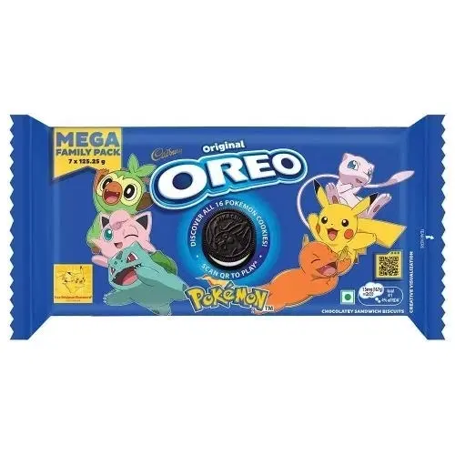Cadbury Oreo Vanilla Flavour Creme Sandwich Biscuit Mega Family Pack 876.75 g