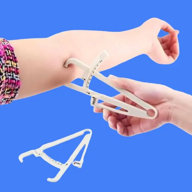 Lightweight Eco-Friendly Body Fat Measuring Caliper, Multicolor, Pack of 1