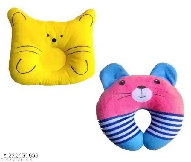 Pillow for Baby, Multicolor, Pack of 2