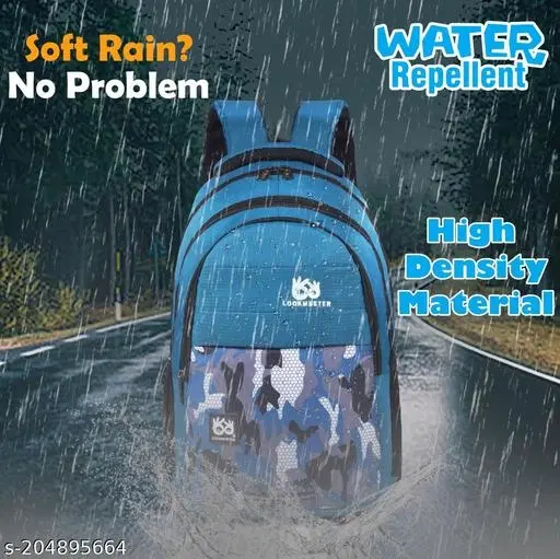 Polyester Backpack for Men & Women, Blue