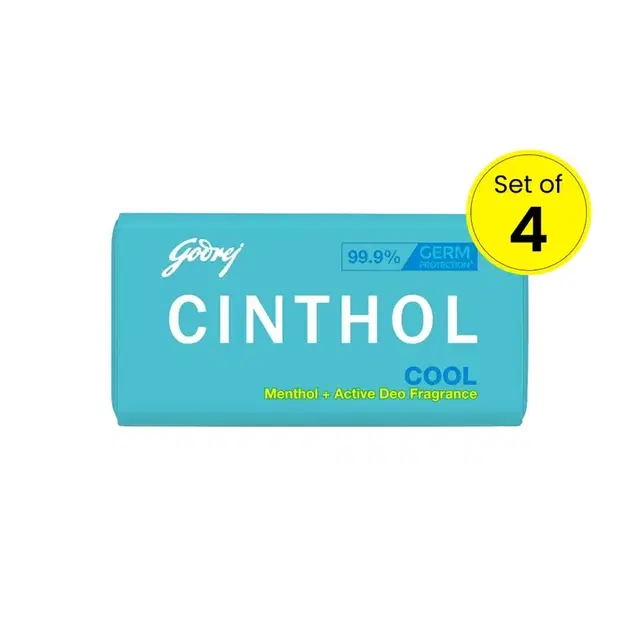 Cinthol Cool Soap 100 g (Pack of 4)