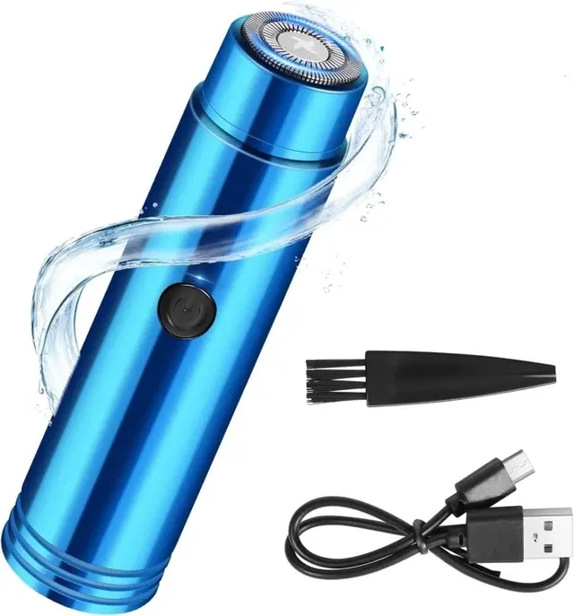 Mini Portable Trimmer for Men, Multicolor 30 min Runtime 1 Length Settings