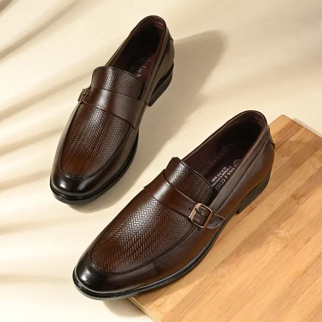 Formal Shoes for Men (Brown, 6)