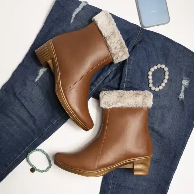 Boots for Women (Brown, 40)