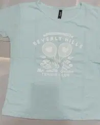 Cotton Printed Tops/Tunics for Girls, Sea Green (30)