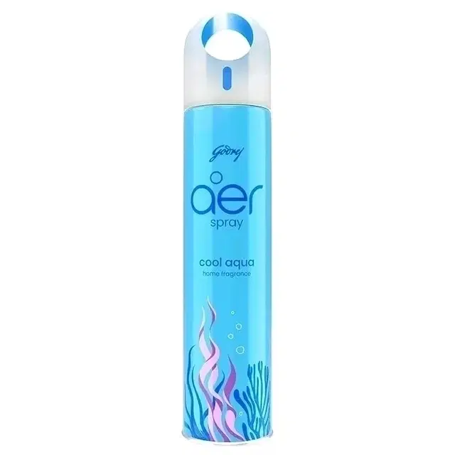 Godrej Aer Spray Room Air Freshener - Cool Surf Blue (180 ml)