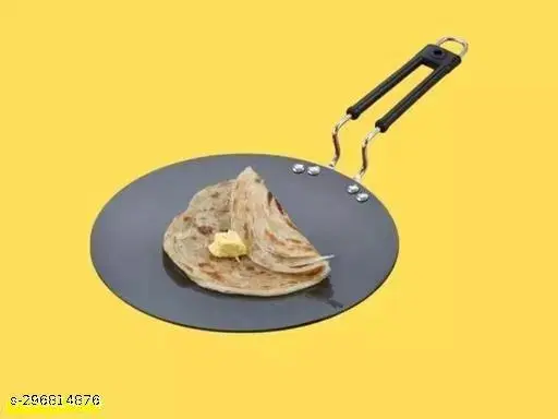 Cast Iron Tawa, Black