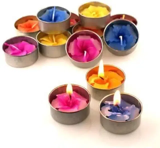 Flower LED Light, Assorted, Pack of 10