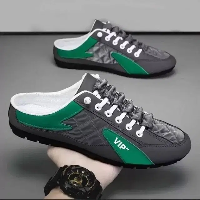Daily Wear Sneakers for Men (OS), Green (7)