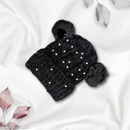 Woolen Caps for Kids 1 (Multicolor, 2-3 Years)