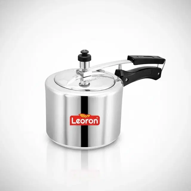 LEORON Aluminium InnerLid Pressure Cooker, 3 L