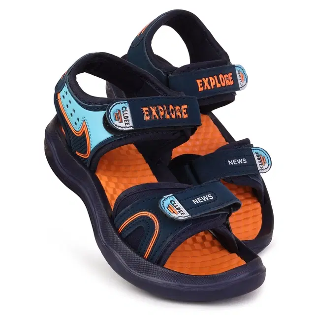Sandals for Boys (Orange, 1C)