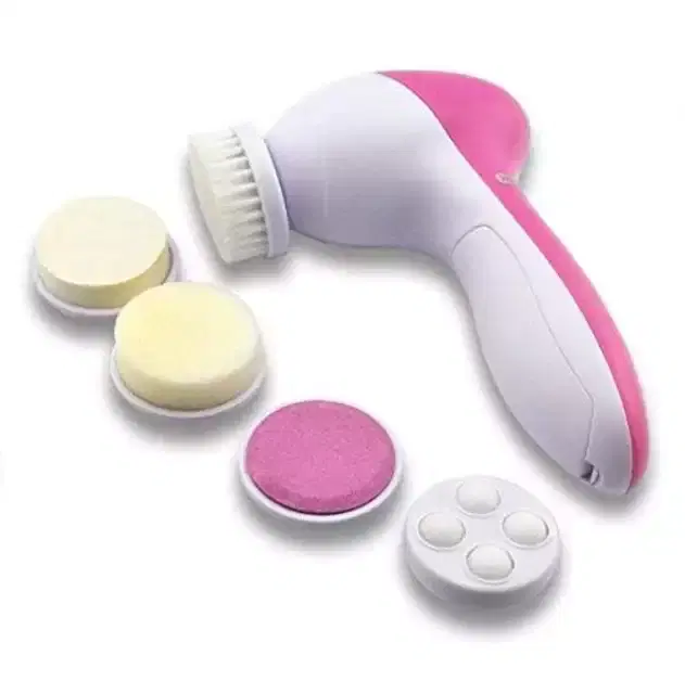 5 In 1 Smoothing Body & Facial Massager, Set of 1, Multicolor, PI-019