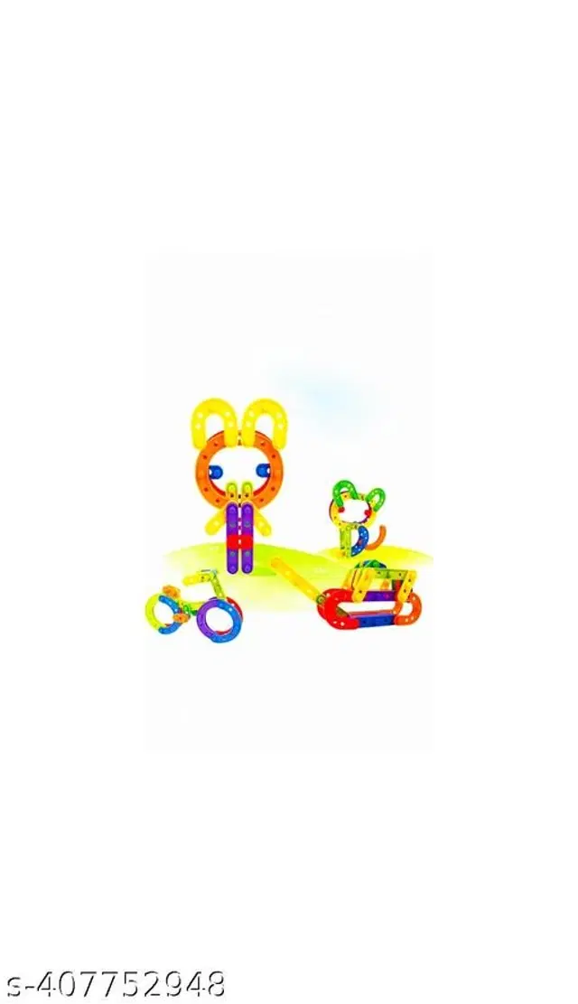 Building Blocks for Kids, Multicolor, Pack of 100