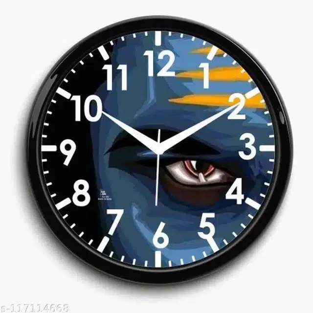 Designer Analog Wall Clock, Multicolor