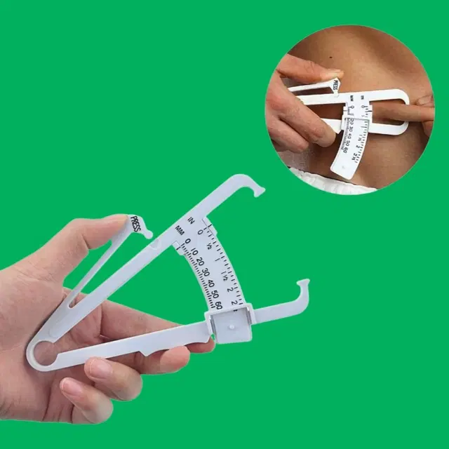 Lightweight Eco-Friendly Body Fat Measuring Caliper, Multicolor, Pack of 1