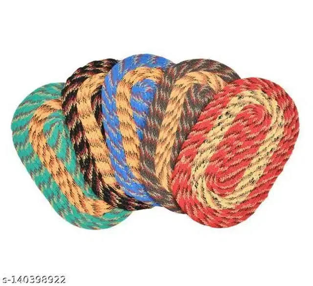 Anti Slip Floor Mat, Multicolor, Pack of 5