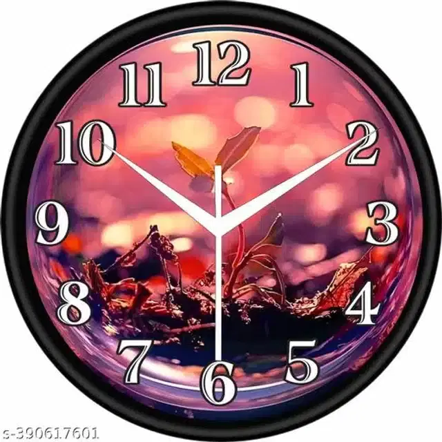 Analog Wall Clock for Home, Multicolor