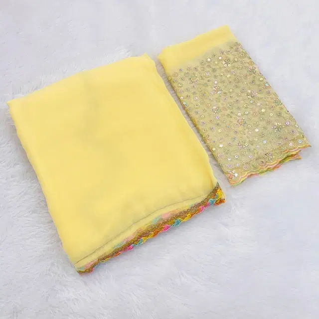 Silk Woven Design Saree for Women, Yellow (6.3 m)