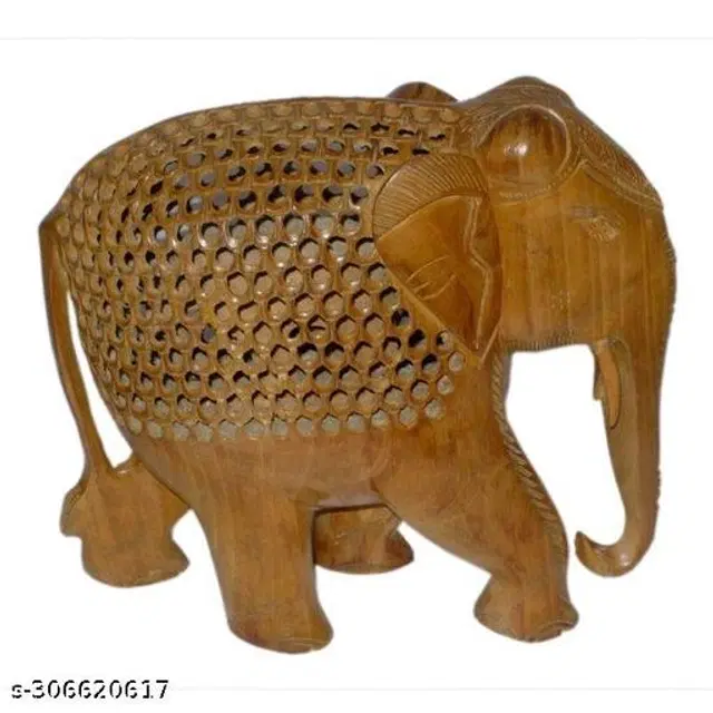 Wooden Decorative Showpiece, Multicolor