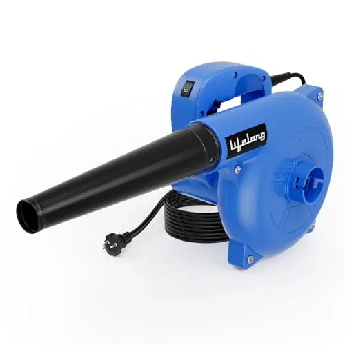 Lifelong 600W Air Blower Machine, 15,000 RPM, 6-Variable Speed, 5M Long Wire, Heavy Duty Copper Motor, 3.6 m³/min Air Flow, for Home & Garden Dust Cleaning (lllglb001)
