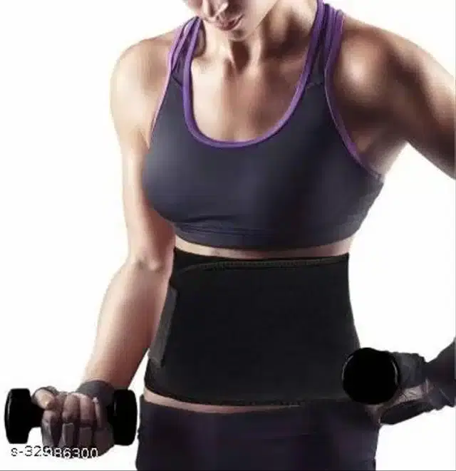 Sweat Belt for Unisex, Black, Free Size