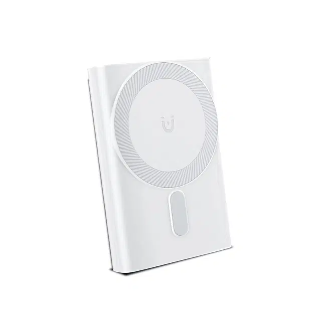 Intex Strong Nova Qcpd 10k Poly 10000mAh Wireless Power Bank With 22.5w Fast Charging, 15w Wireless Charging, Type-C Input Output, Built-In Stand, Led Indicators (White)