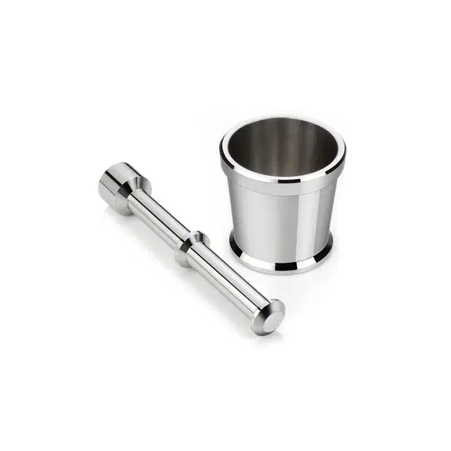 Stainless Steel Mortar And Pestle Khalbatta Spice Mixer For Kitchen, Ta-36