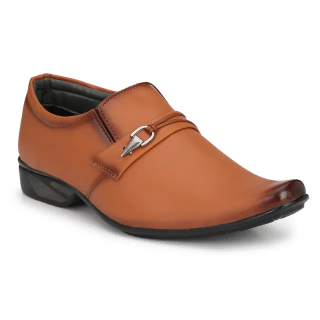 Formal Shoes for Men (Tan, 6)
