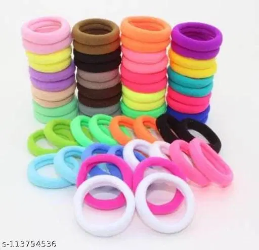 Rubber Band & Scrunchies for Women (Multicolor, 1 Pc)