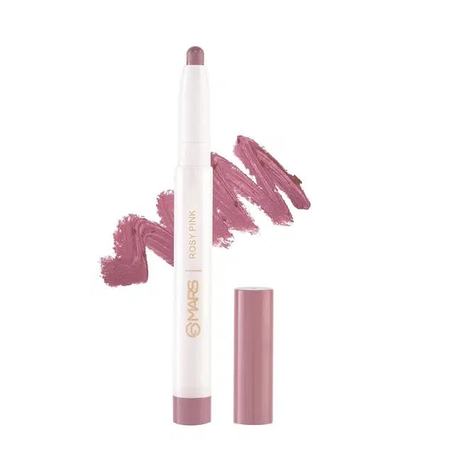 Mars Retractable Poppins Long Lasting Lip Crayon (1.3 g, 04-rosy Pink)