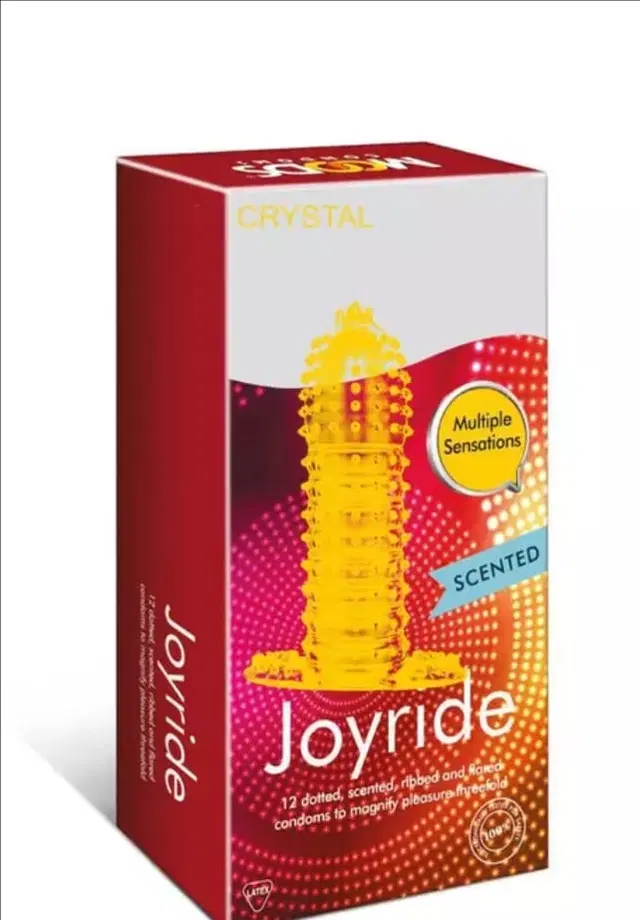 Rubber Extra Dotted Reusable Condom for Men, Multicolor, Pack of 1