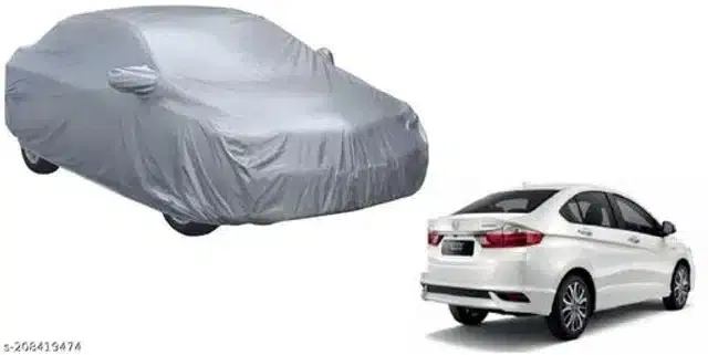 Taffeta Waterproof Car Cover for Honda City, Multicolor