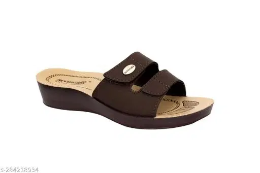 Aerowalk Slippers for Women (Brown, 3)