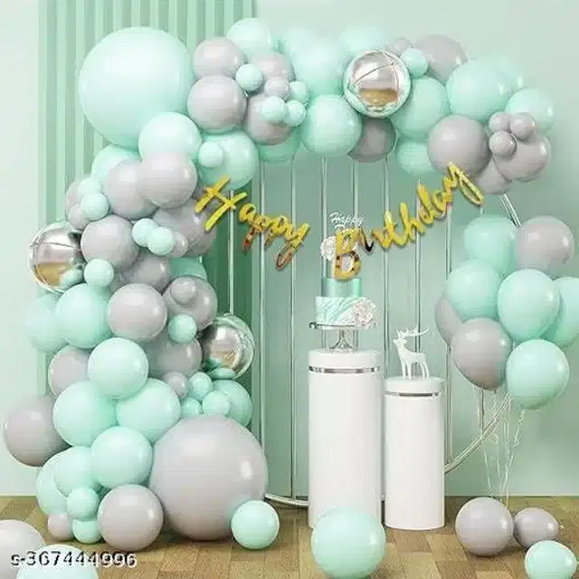 Birthday Party Decoration Kit, Multicolor, Set of 58