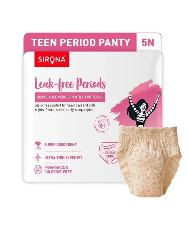 Sirona Disposable Teens Period Pants Pack Of 5