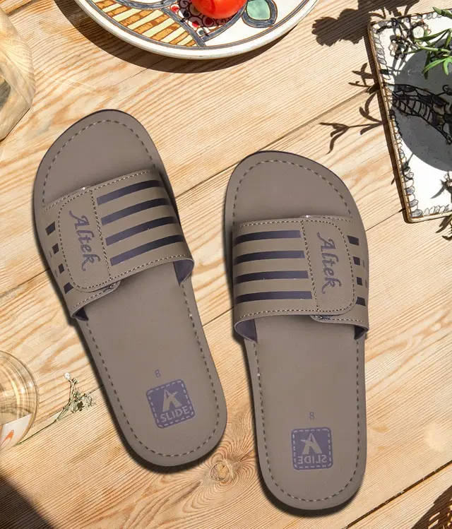 Sliders for Men, Olive (8)