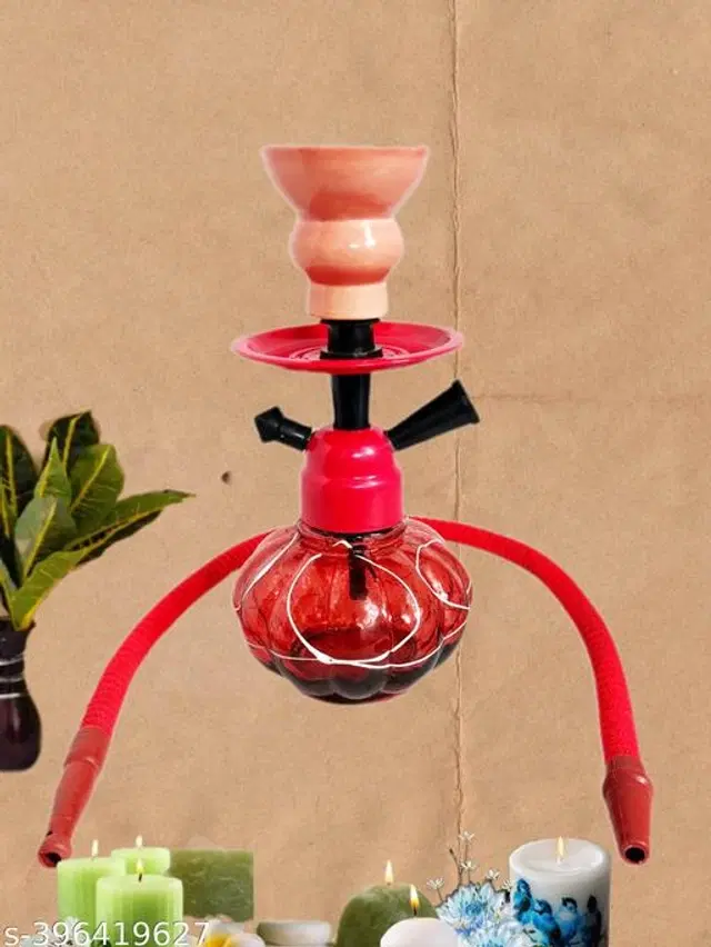 Aluminium Flavour Hookah Pot, Red