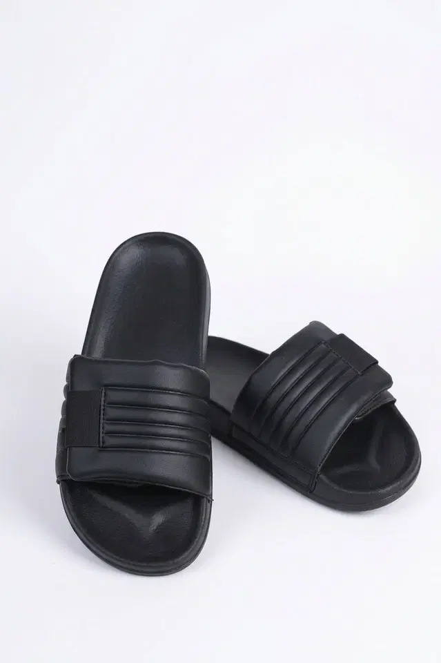 Casual Slides for Men (Black, 6)