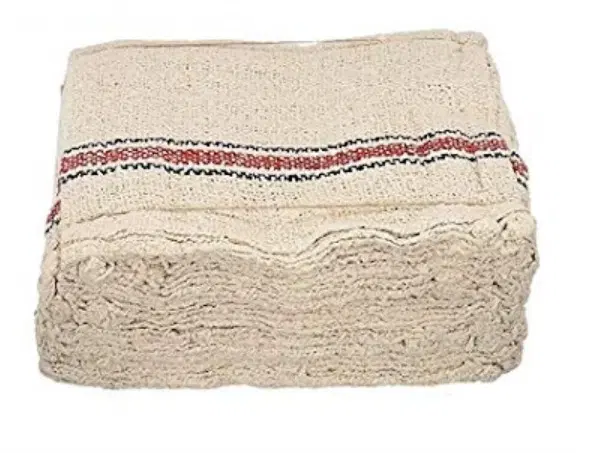 Cotton Cleaning Cloth, Cream, 24x24 inches, Pack of 2