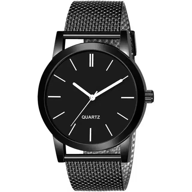 Analog Watch for Boys (Black)