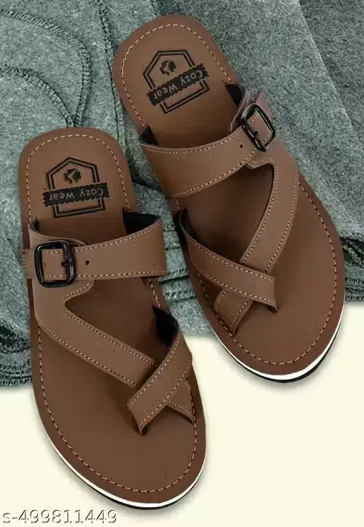 Slippers for Men (Brown, 8)
