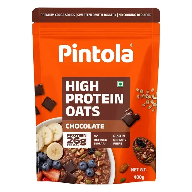 Pintola High Protein Oats Dark Chocolate Pouch 400 g